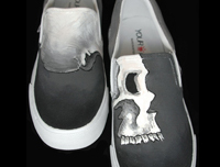 The Hominid - Hand Painted Shoes